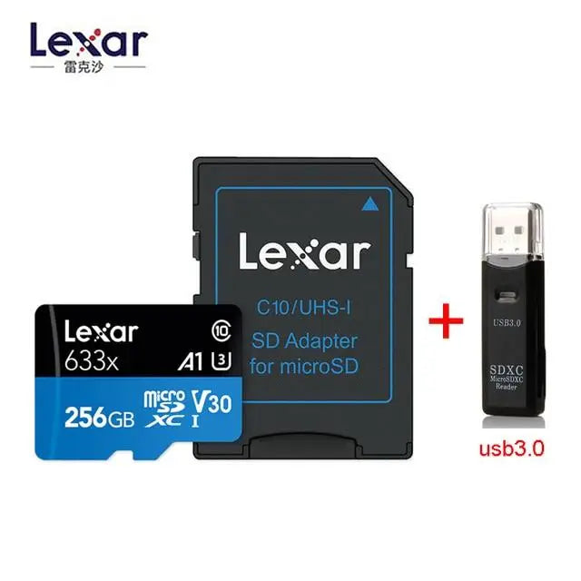 Lexar 633x New Original 95mb/s Micro Sd Card 512gb 1tb 128g