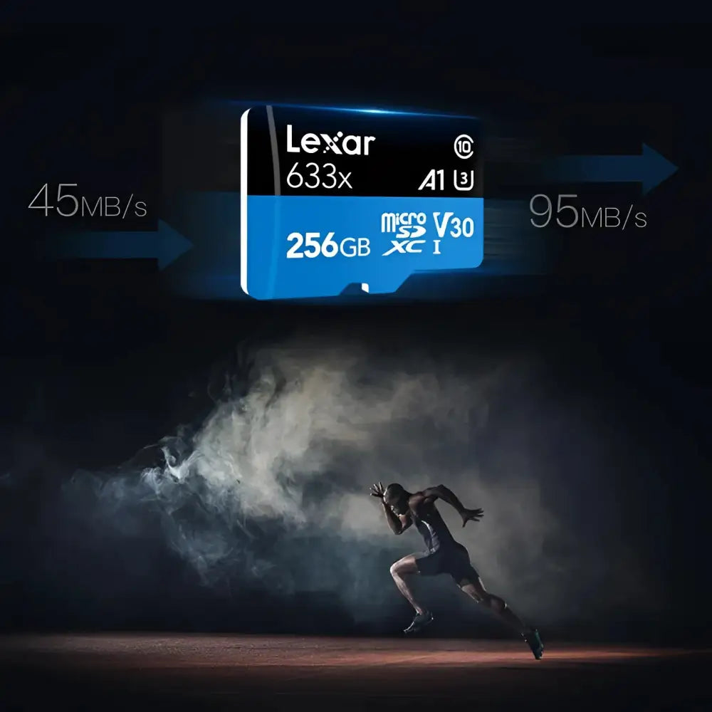 Lexar Original 633x Micro SD Card  512 16GB 32GB 64GB 128GB SDHC SDXC High Speed Up to Max 95M/s Flash Micro SD For GOPRO Drone.