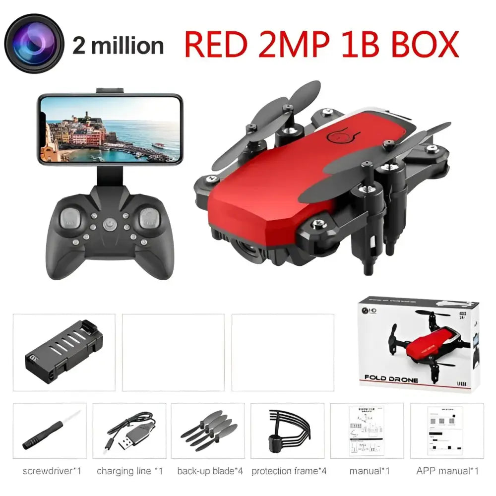 LF606 Mini Drone with 4K Camera HD Foldable Drones One-Key Return FPV Quadcopter Follow Me RC Helicopter Quadrocopter Kid's Toys.