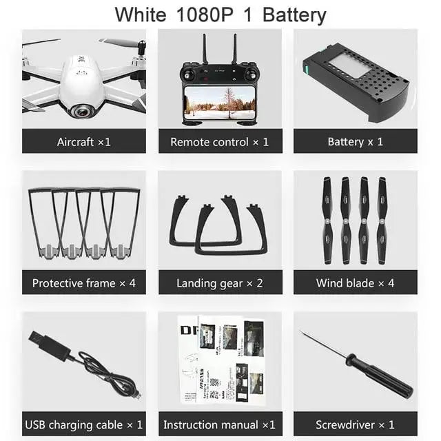 white 1080P 1battery / China