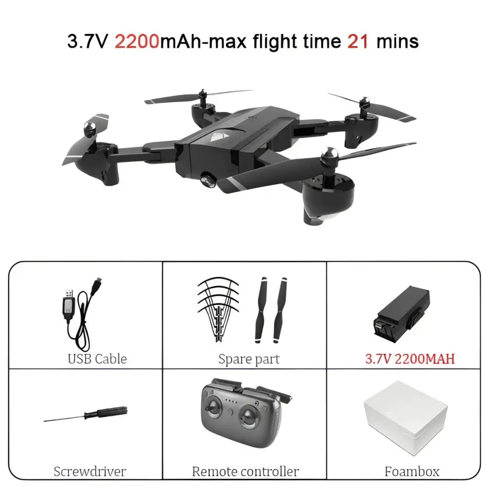 SG900 Wifi RC Drone with 720P 4K HD Dual Camera GPS Follow Me Quadrocopter FPV Professional Drone Long Battery Life Toy For Kids.