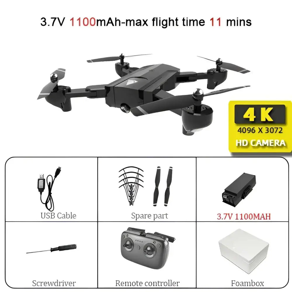 SG900 Wifi RC Drone with 720P 4K HD Dual Camera GPS Follow Me Quadrocopter FPV Professional Drone Long Battery Life Toy For Kids.