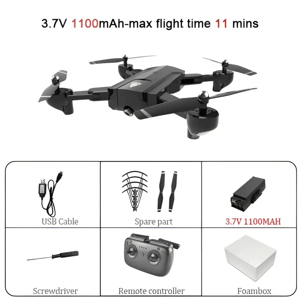 SG900 Wifi RC Drone with 720P 4K HD Dual Camera GPS Follow Me Quadrocopter FPV Professional Drone Long Battery Life Toy For Kids.