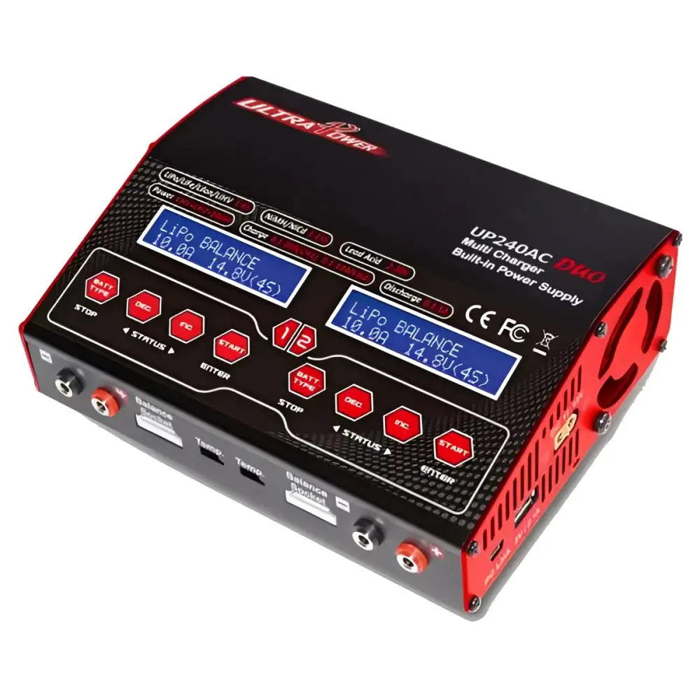 Ultra Power UP240AC DUO 240W LiPo LiFe Acid Balancing Battery Charger Discharger.