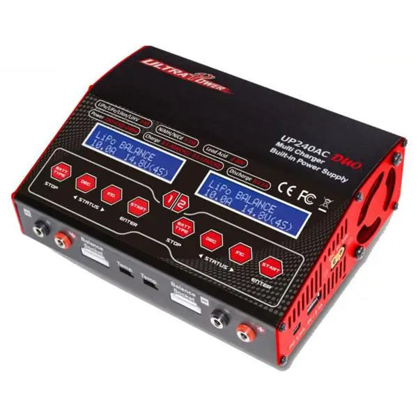 Ultra Power UP240AC DUO 240W LiPo LiFe Acid Balancing Battery Charger Discharger.