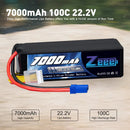 2units Zeee Lipo Battery 4s 6s 14.8v 22.2v 100c 7000mah